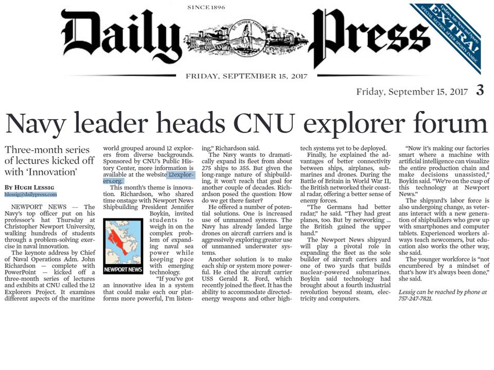 Daily Press Sept 15 2017